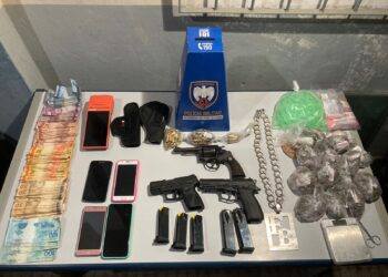 Suspeitos são presos com armas, drogas e dinheiro em Jaguaré
