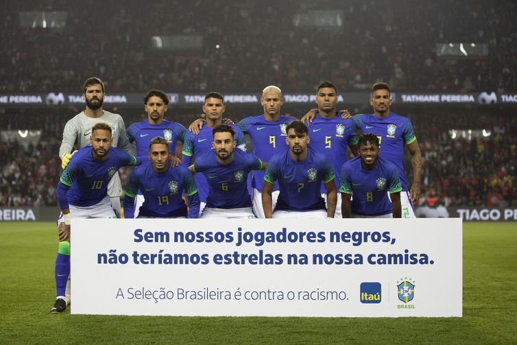 Brasil goleira Tunísia - 5 a 1 - último amistoso antes da Copa - em 27/09/2022