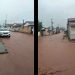 Rua ‘vira rio’ durante chuva forte em Pinheiros Rua ‘vira rio’ durante chuva forte em Pinheiros