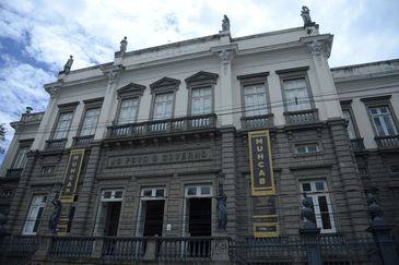 Fachada do Museu da História e Cultura Afro-Brasileira (Muhcab), no Rio de Janeiro.