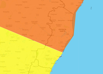 Municípios do ES recebem alertas de chuva volumosa, ventos fortes e risco de deslizamentos