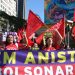 Movimentos sociais fazem atos para lembrar julgamento de Bolsonaro
