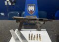 Polícia Militar apreende submetralhadora após denúncia de disparos em Mantenópolis