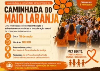 Barra de São Francisco realiza Caminhada do Maio Laranja e convida população para mobilização em defesa das crianças e adolescentes
