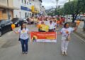 Caminhada do Maio Laranja mobiliza comunidade em Barra de São Francisco no combate à violência sexual infantil