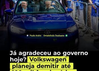 Volkswagen avalia cortar até 100 mil empregos diante da concorrência chinesa e da crise no setor automotivo